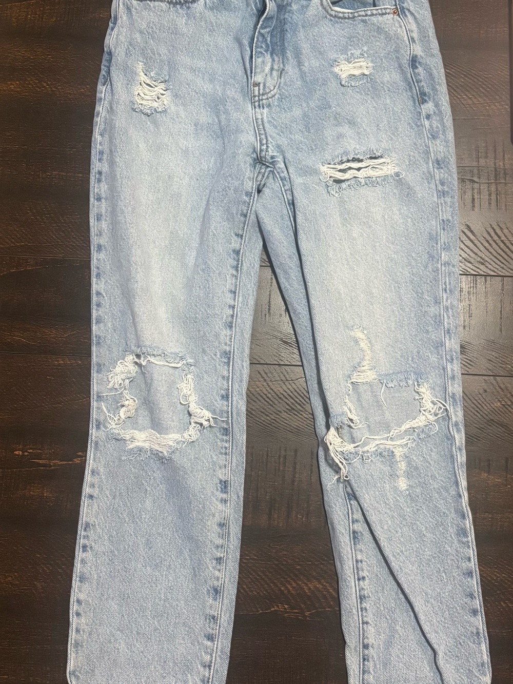 PacSun Light Blue Distressed Boyfriend Jeans